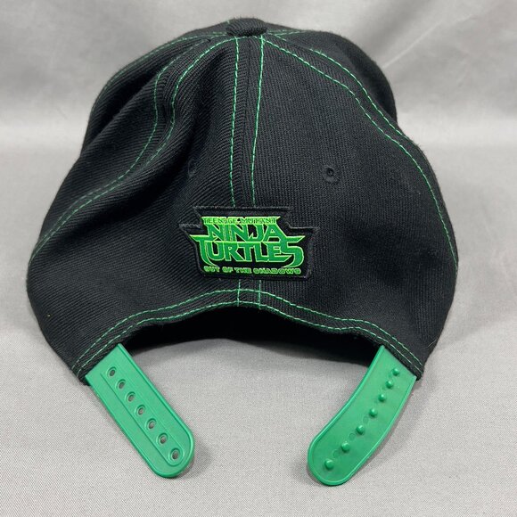 Teenage Mutant Ninja Turtles Orange Crush Snapback Hat Cap Black Adjustable Mens - Picture 16 of 16